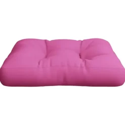 Palletkussens-vidaXL - Palletkussen - Roze - Stof - 60 x 60 x 12 cm