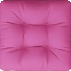 Palletkussens-vidaXL - Palletkussen - Roze - Stof - 60 x 60 x 12 cm