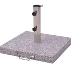 Parasolvoeten-vidaXL - Parasolvoet - Grijs - Graniet