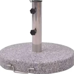 Parasolvoeten-vidaXL - Parasolvoet - Grijs - Graniet