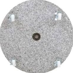 Parasolvoeten-vidaXL - Parasolvoet - Grijs - Graniet