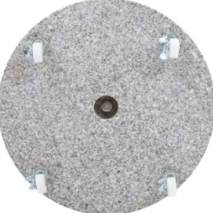 Parasolvoeten-vidaXL - Parasolvoet - Grijs - Graniet