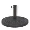 vidaXL - Parasolvoet - Zwart - Staal