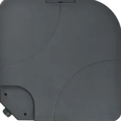 Parasolvoeten-vidaXL - Parasolvoet - Zwart - Kunststof