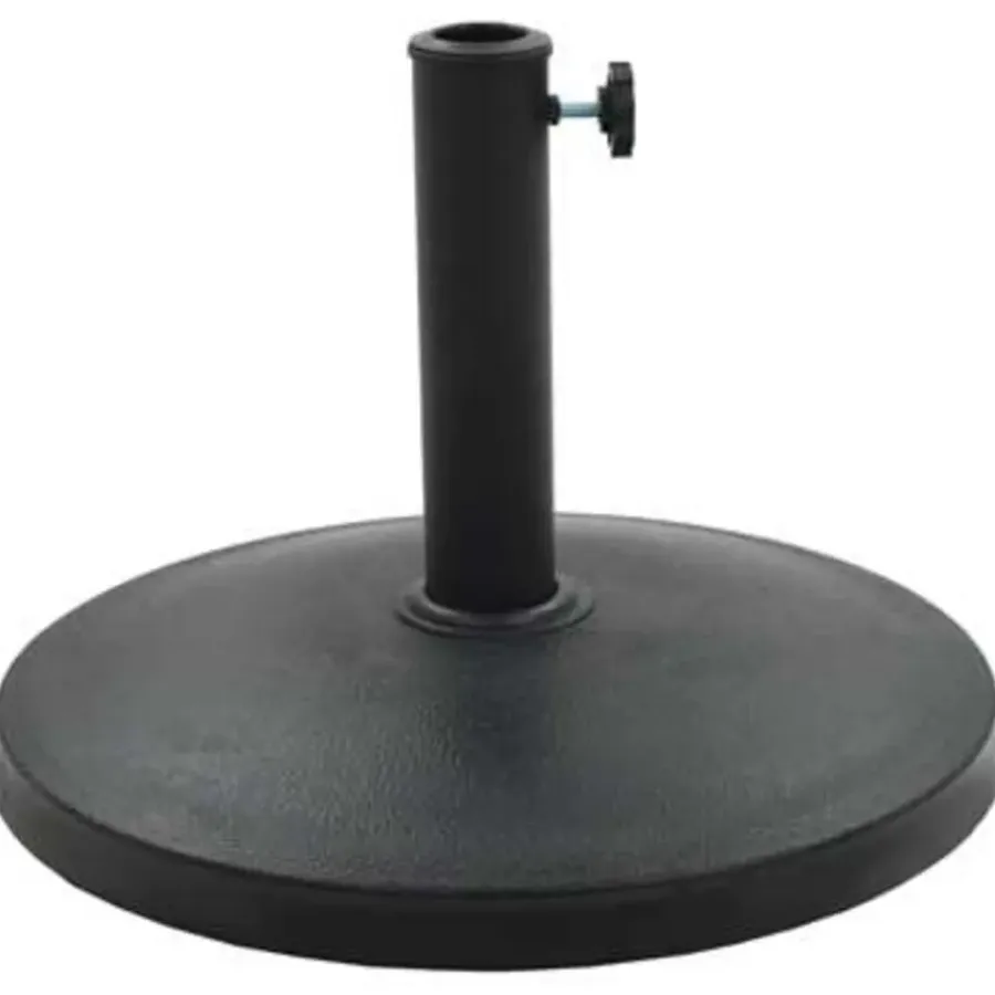 vidaXL - Parasolvoet - Zwart - Polyresin