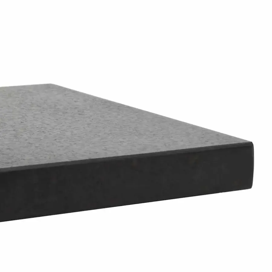 vidaXL - Parasolvoet - Zwart - Graniet