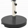 Parasolvoeten-vidaXL - Parasolvoet - Zwart - Graniet