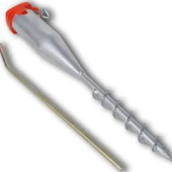 vidaXL - Parasolvoet grondanker - Zilver - Staal