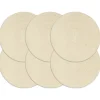 Placemats-vidaXL - Placemat - Bruin - Katoen - 6 stuks