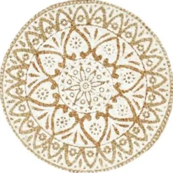 Placemats-vidaXL - Placemat - Wit - Jute - 6 stuks
