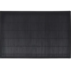 vidaXL - Placemat - Zwart - Bamboe
