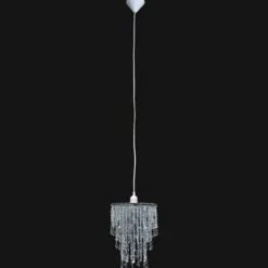 vidaXL - Plafondlamp - Transparent - Staal - 22.5 x 30.5 cm