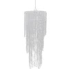 Kroonluchters-vidaXL - Plafondlamp - Transparent - Staal - 26 x 70 cm