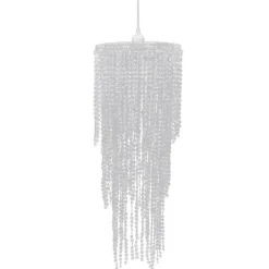 Kroonluchters-vidaXL - Plafondlamp - Transparent - Staal - 26 x 70 cm
