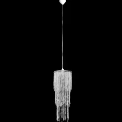 Kroonluchters-vidaXL - Plafondlamp - Transparent - Staal - 26 x 70 cm