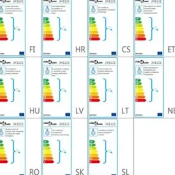 Kroonluchters-vidaXL - Plafondlamp - Transparent - Staal - 36.5 x 46 cm