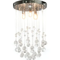 Kroonluchters-vidaXL - Plafondlamp - Zilver - Metaal