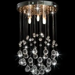 Kroonluchters-vidaXL - Plafondlamp - Zilver - Metaal