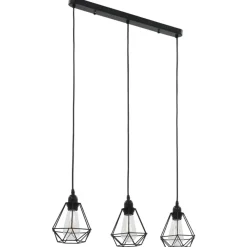 vidaXL - Plafondlamp - Zwart - Metaal