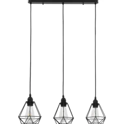 vidaXL - Plafondlamp - Zwart - Metaal