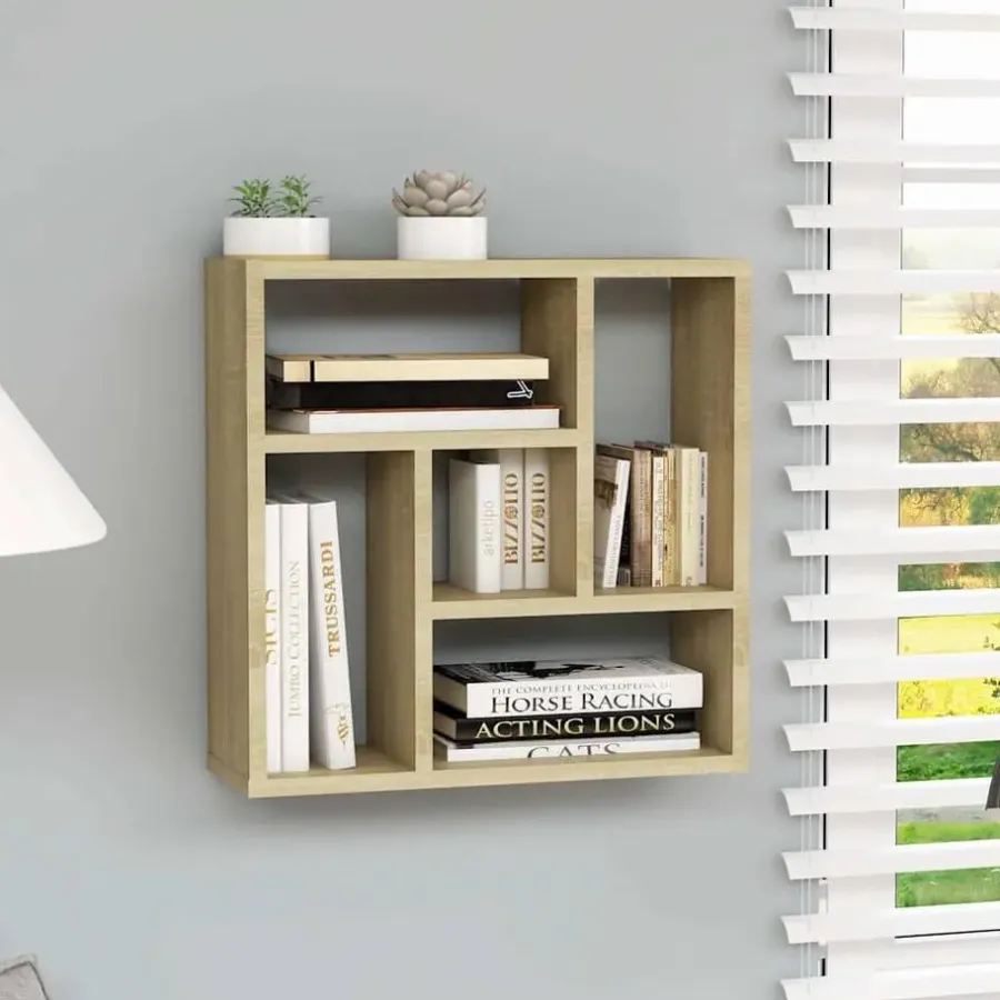 vidaXL - Plank - Bruin - Bewerkt hout
