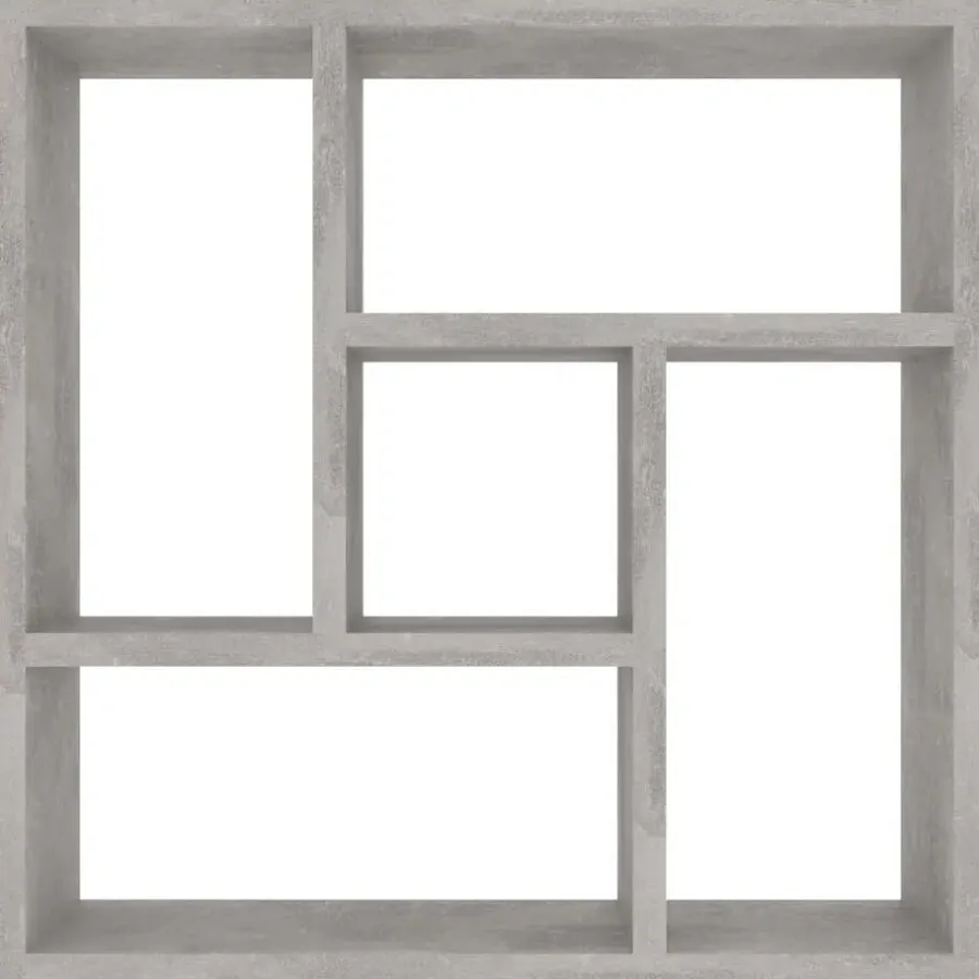 vidaXL - Plank - Grijs - Bewerkt hout