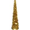 vidaXL - Pop-up Kerstboom - Goud - 120 x 25 cm