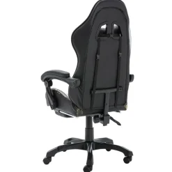 Gamestoelen-vidaXL - Race Stoel - Zwart - Kunstleer