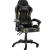Gamestoelen-vidaXL - Race Stoel - Zwart - Kunstleer