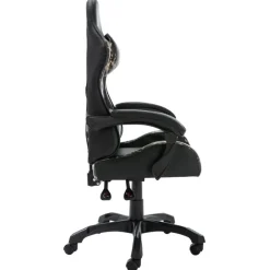 Gamestoelen-vidaXL - Race Stoel - Zwart - Kunstleer