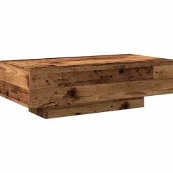 Salontafels-vidaXL - Rechthoekige Salontafel - Oud hout - Bewerkt hout - 100x49.5x31 cm