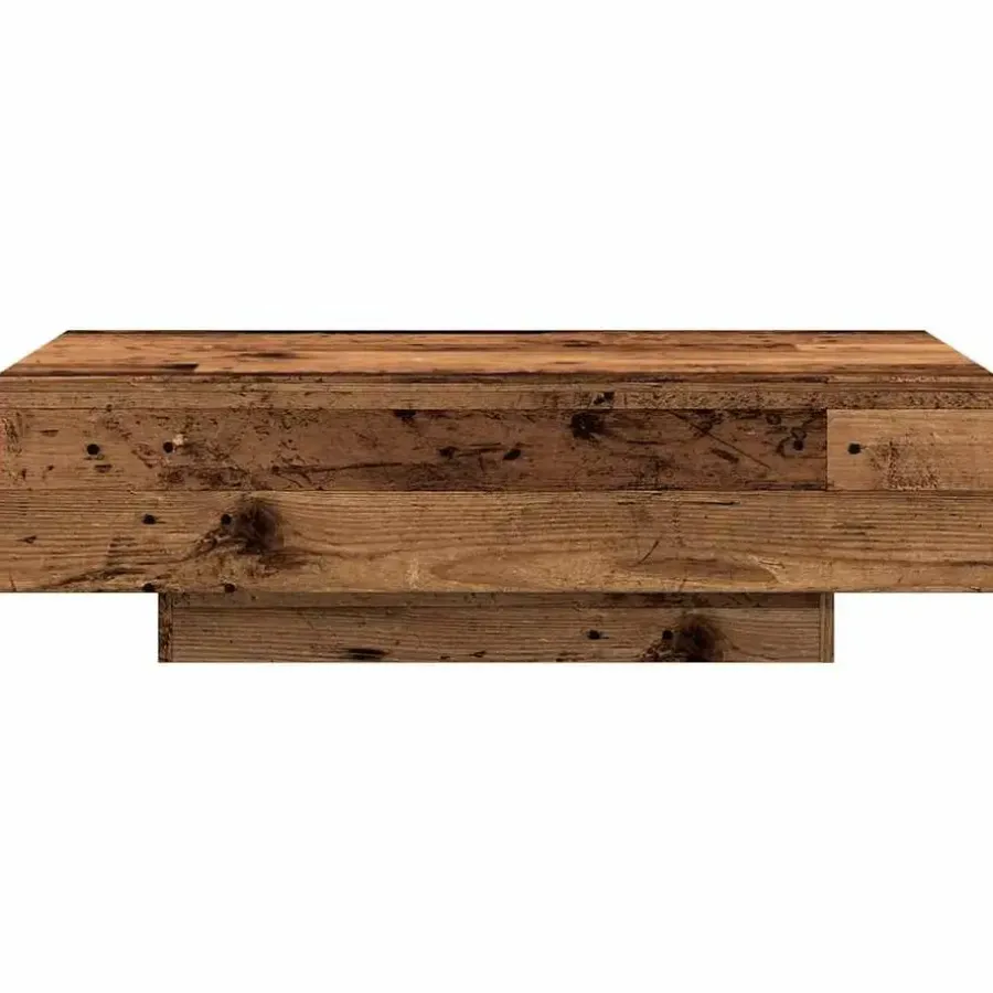 Salontafels-vidaXL - Rechthoekige Salontafel - Oud hout - Bewerkt hout - 100x49.5x31 cm