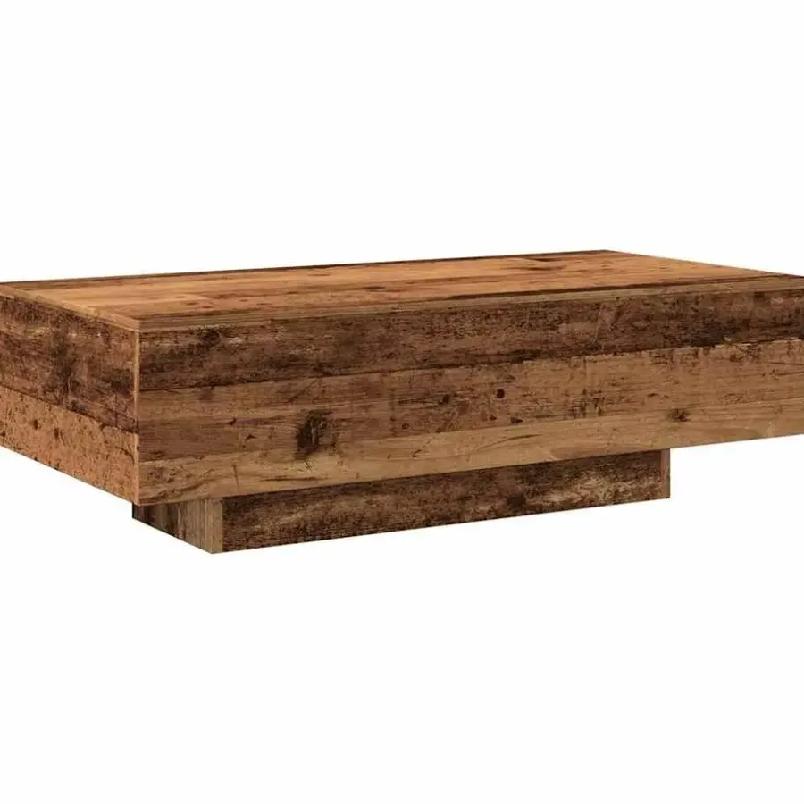 Salontafels-vidaXL - Rechthoekige Salontafel - Oud hout - Bewerkt hout - 100x49.5x31 cm