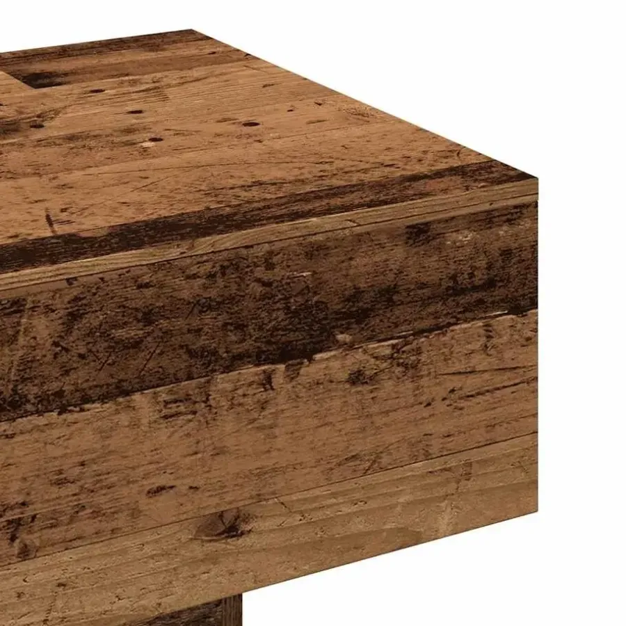 Salontafels-vidaXL - Rechthoekige Salontafel - Oud hout - Bewerkt hout - 100x49.5x31 cm