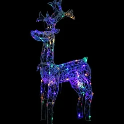 vidaXL - Rendier Kerstdecoratie - Multikleur