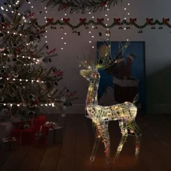Kerstverlichting-vidaXL - Rendier Kerstdecoratie - Multicolour - 70 x 41 x 120 cm