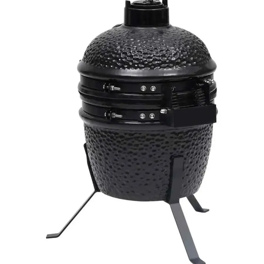 vidaXL - Rokersbarbecue - Zwart - Keramiek