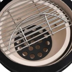 vidaXL - Rokersbarbecue - Zwart - Keramiek