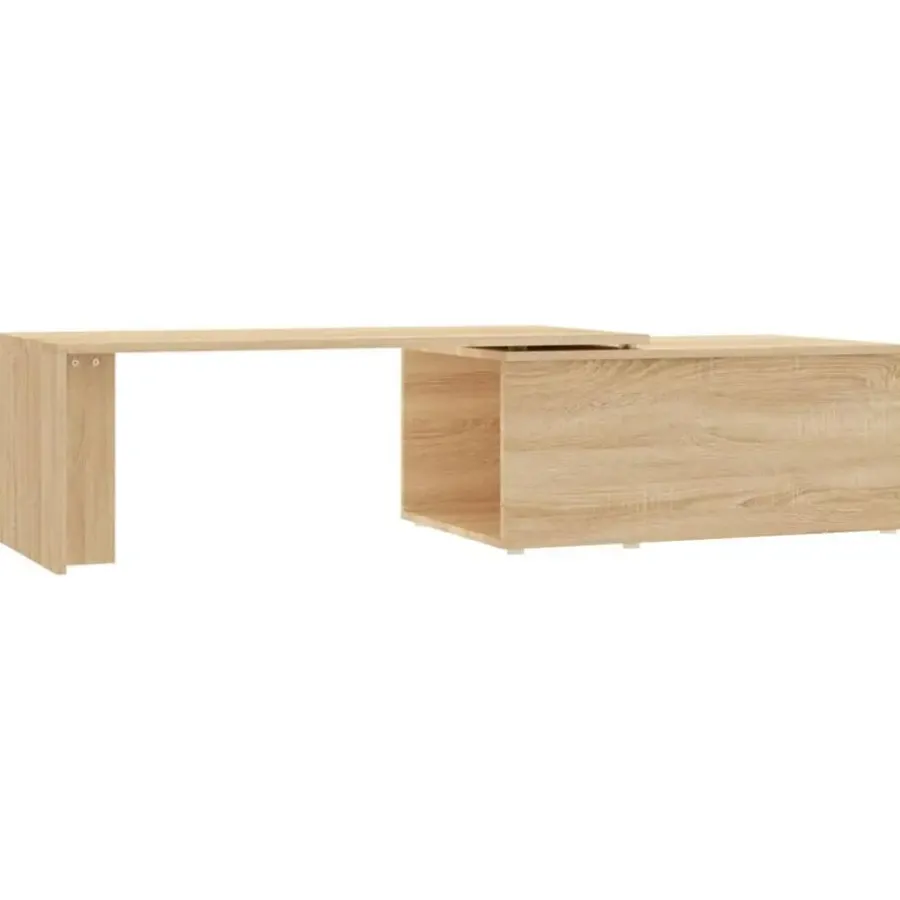 vidaXL - Salontafel - Bruin - Bewerkt hout