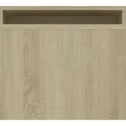 Salontafels-vidaXL - Salontafel - Bruin - Bewerkt hout