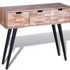 Sidetables-vidaXL - Salontafel - Bruin - Hout