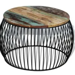 Salontafels-vidaXL - Salontafel - Bruin - Hout - 68 x 37 cm