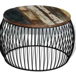Salontafels-vidaXL - Salontafel - Bruin - Hout - 68 x 37 cm