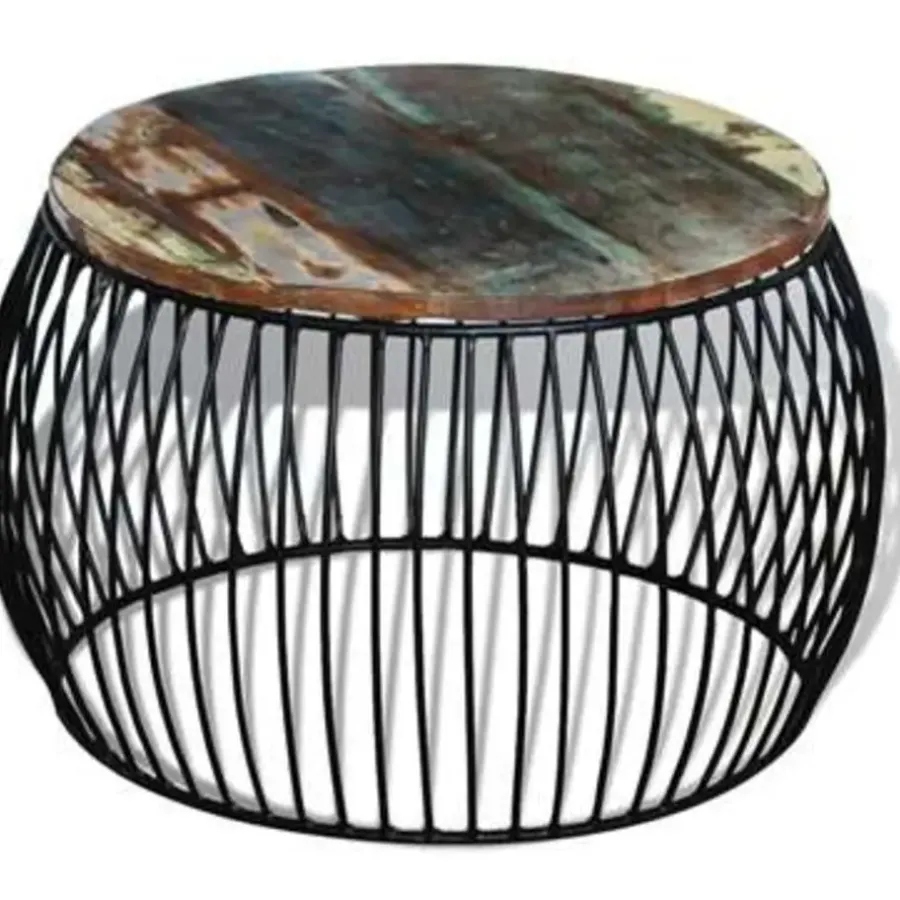 Salontafels-vidaXL - Salontafel - Bruin - Hout - 68 x 37 cm