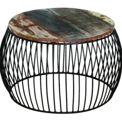 Salontafels-vidaXL - Salontafel - Bruin - Hout - 68 x 37 cm
