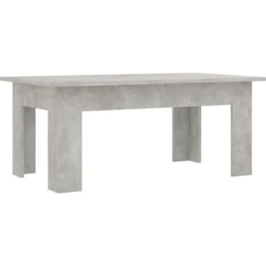 vidaXL - Salontafel - Grijs - Bewerkt hout - 100 x 60 x 42 cm