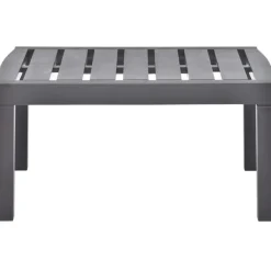 vidaXL - Salontafel - Grijs - Kunststof