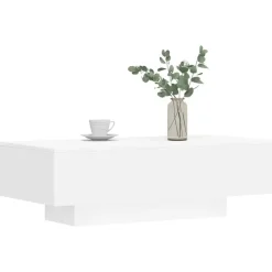 vidaXL - Salontafel - Wit - Bewerkt hout