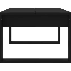 vidaXL - Salontafel - Zwart - Bewerkt hout