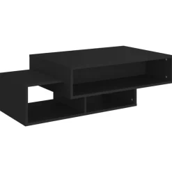 Salontafels-vidaXL - Salontafel - Zwart - Bewerkt hout